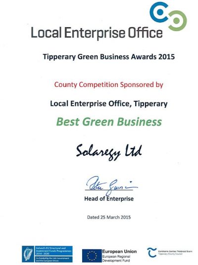 Tipperary Green Business Award